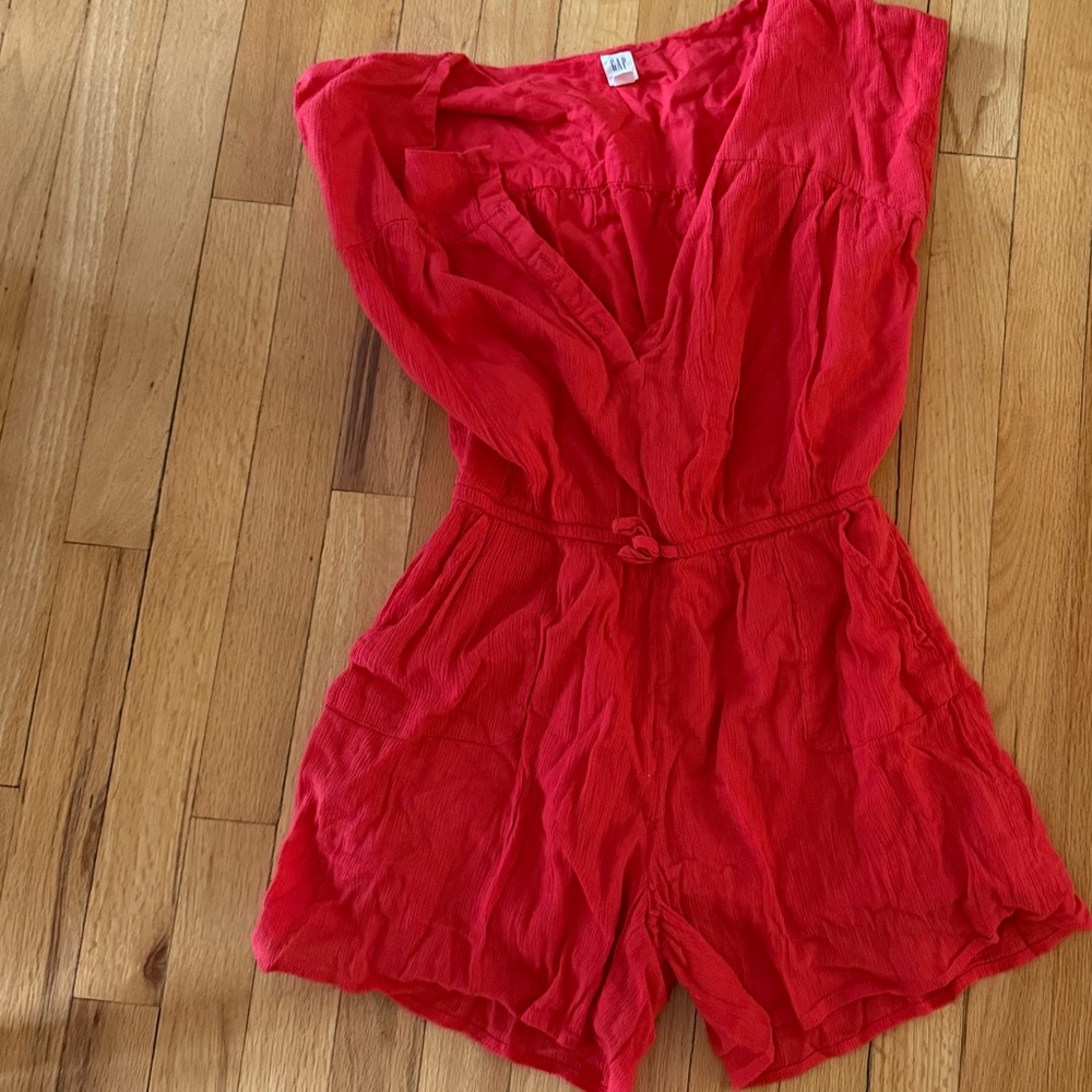 Red Gap Romper